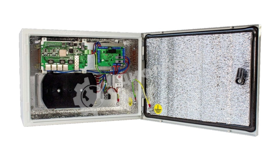 Коммутатор Релион-SW-М-1G-1/4Poe+/140W-UPS, 4×100 Мбит/с PoE+ + 2×1 Гбит/с Uplink/SFP, неуправляемый