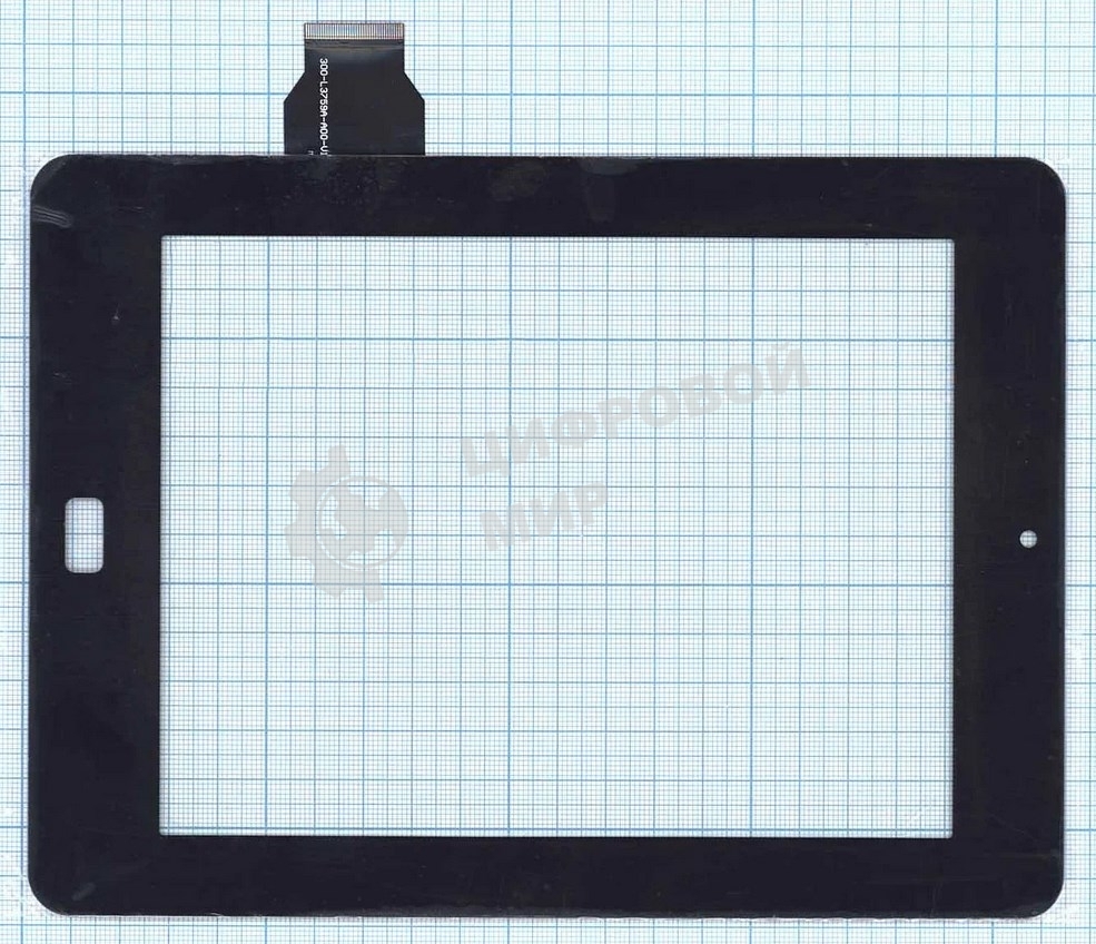 Сенсорное стекло (тачскрин) DPT 300-L3759A-A00-V1.0, черное