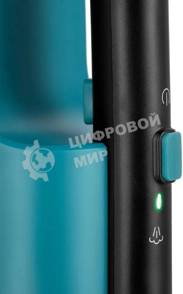 Швабра паровая Kitfort КТ-1078 черный/бирюзовый