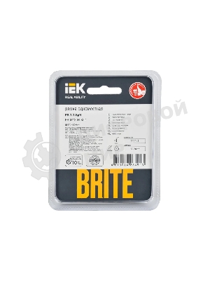 Рамка 1-местная IEK BRITE РУ-1-1-БрЧ (BR-M12-M-K02) металл черный