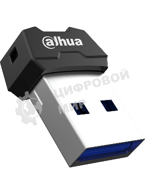 Флешка USB Dahua U166 (DHI-USB-U166-31-64G), 64Gb, USB3.2 Gen1, R/W 150/100, черный