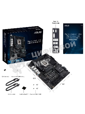 Материнская плата ASUS Pro WS W680-ACE, LGA1700, Intel W680, 4xDDR5, 4xSATA, 3xM.2, 1xPCIe 5.0 x16, DisplayPort, HDMI, D-Sub, 2x2.5Gb LAN, USB Type-C, 5x3.5 мм, 7.1, ATX