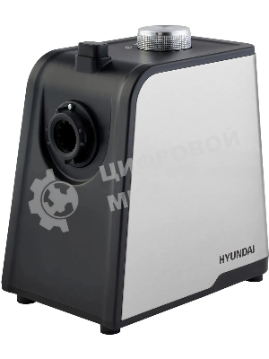 Мясорубка электрическая Hyundai HY-MG2214 серый, 1800 Вт, 2.2 кг/мин, реверс, защита от перегрузки, насадки - 4