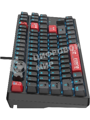 Клавиатура A4Tech Bloody AT87 проводная USB черный/красный