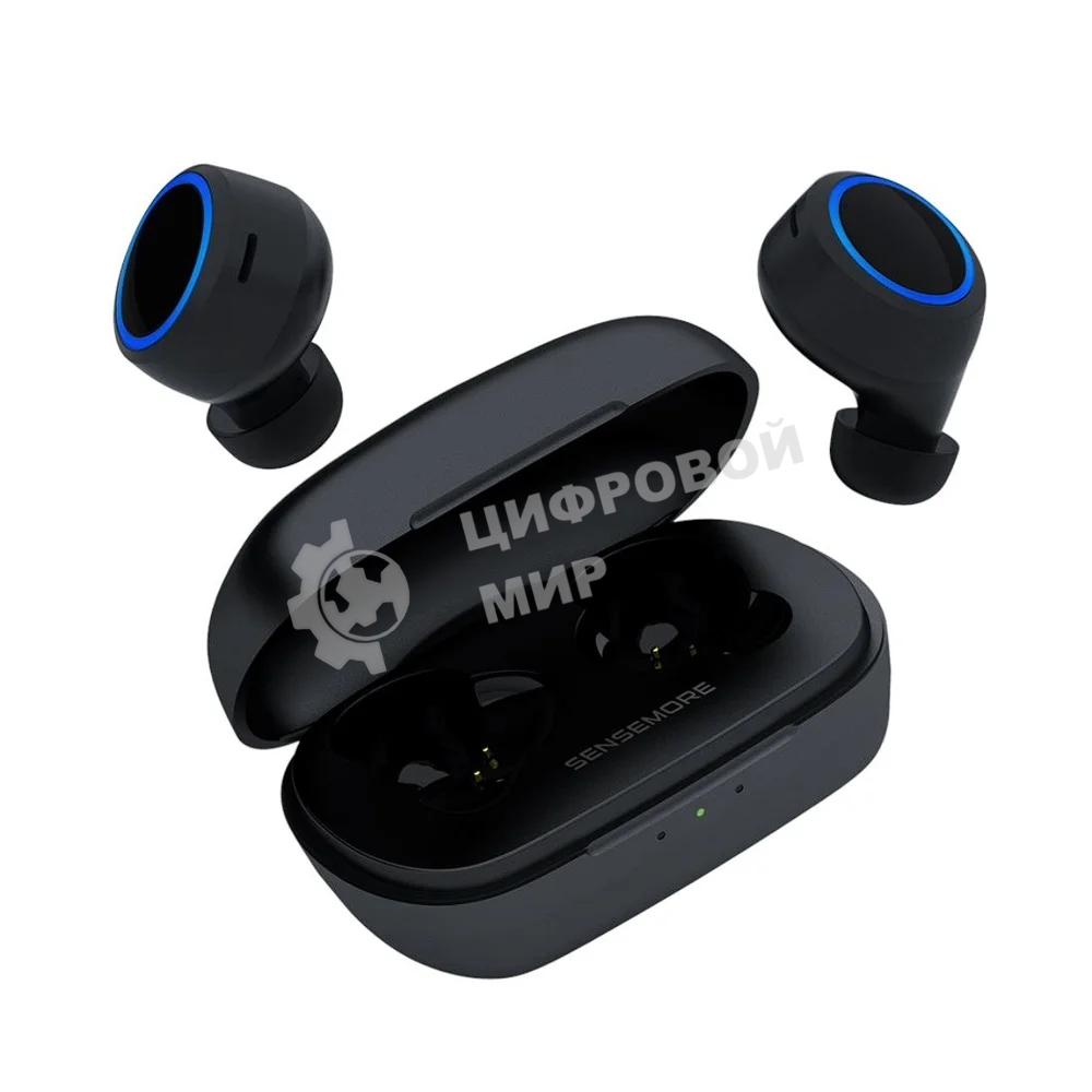 Наушники TWS Creative Sensemore Air черный, вкладыши, Bluetooth, активное шумоподавление