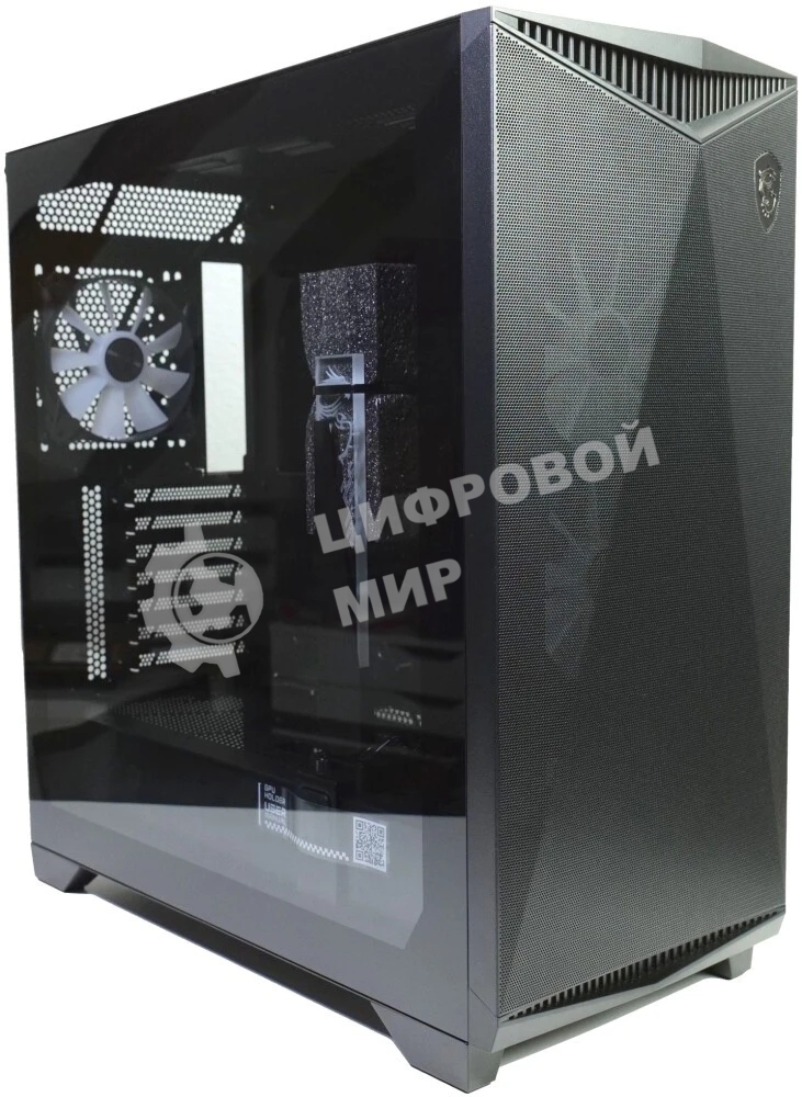 Компьютерный корпус MSI MPG GUNGNIR 300R AIRFLOW Midi Tower, EATX, 2xUSB 3.2 Gen 1, 1xUSB 3.2 Gen2 Type-C,4x120мм PWM ARGb Fan, ARGb+PWM Control Board, Tempered Glass Window