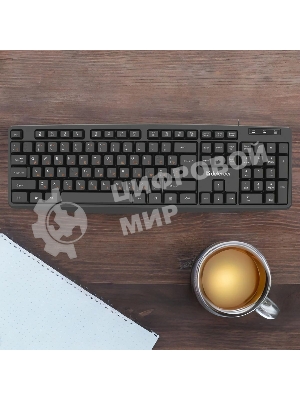 Клавиатура проводная Defender Concept HB-164, USB, черный