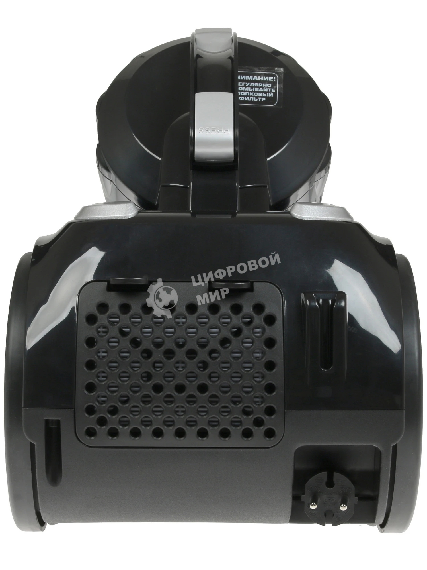 Пылесос Centek CT-2524 черный/серый, 420/2300 Вт, уборка сухая, пылесборник контейнер 2 л