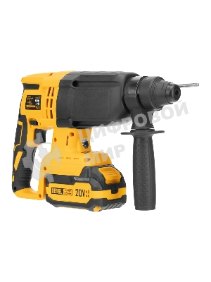 Перфоратор Denzel RHH-BL-20-28, SDS-plus, 20 В, 3 Дж, от аккумулятора