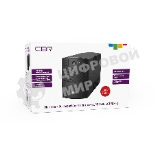Источник бесперебойного питания CBR UPS-TWP-101EJ-850/850 ВА/510Вт/2xSchuko CEE 7