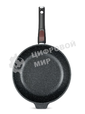 Сотейник 26 НЕВА МЕТАЛЛ ПОСУДА L181326i высокий литая Индукция Гранит с/р