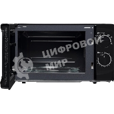 Микроволновая печь BBK 20MWS-706M/B черный, 20 л, 700 Вт, переключатели - поворотный механизм
