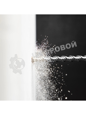 Бур по бетону Denzel двойная спираль, Cobalt W-tip, 18x600 мм, SDS PLUS