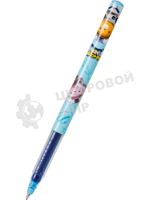 Ручка гелевая Deli Mong Kicks EG31-BL синий, синие чернила, линия 0.5мм