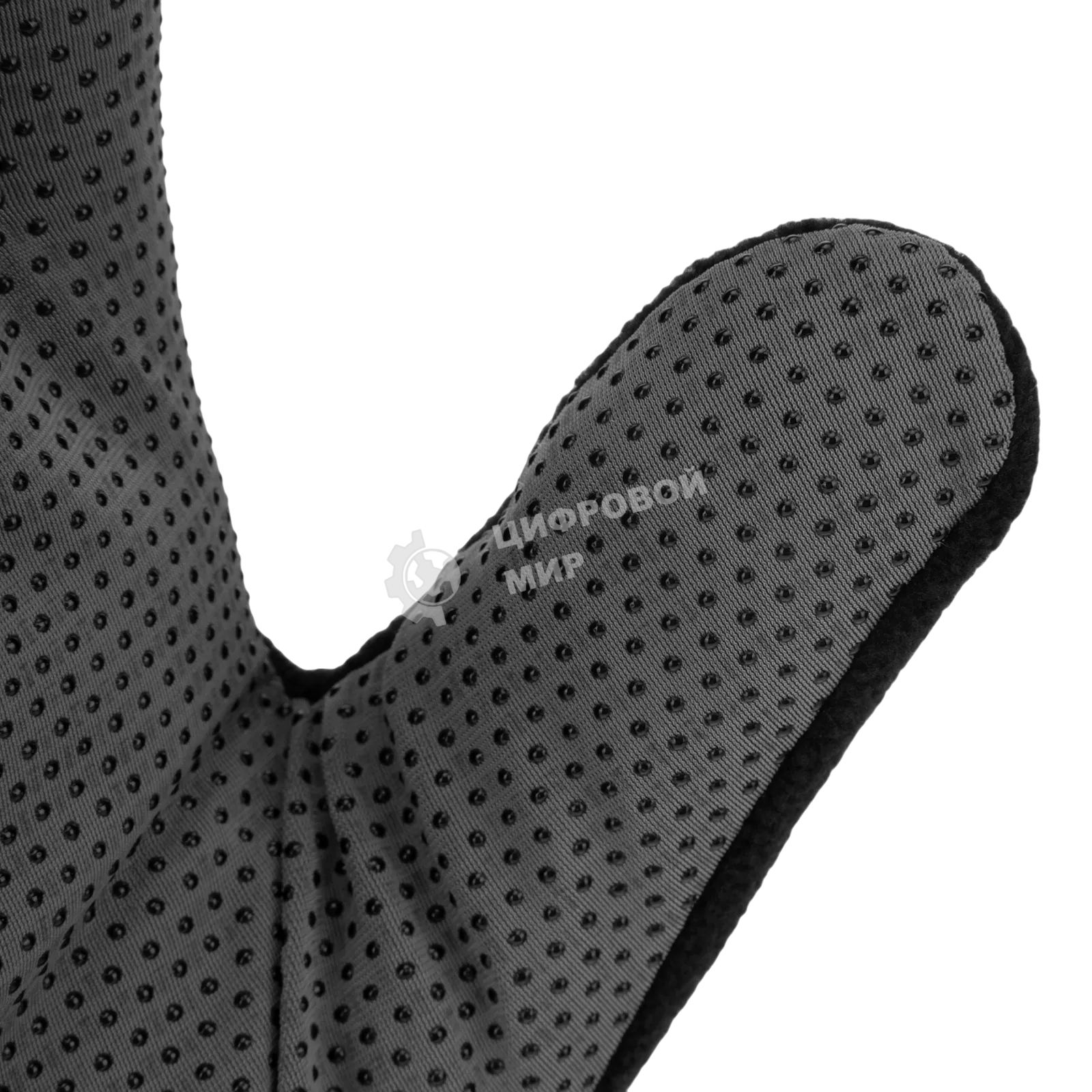 Перчатки универсальные Denzel 68096 двойные, ПВХ нанесение, размер 9