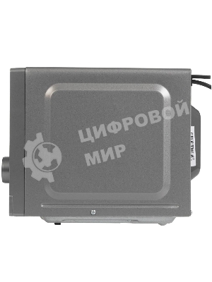 Микроволновая печь Gorenje MO20A3T4 серый/черный, 20 л, 700 Вт, переключатели - поворотный механизм