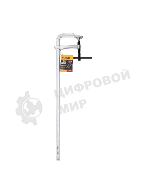 Струбцина Denzel F-образная, 100x600 мм, кованая