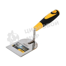 Кельма (мастерок) Deli DL509324 нержавеющая сталь, рабочая часть 60х100мм, форма 