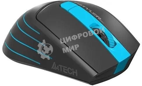 Мышь беспроводная A4Tech Fstyler FG30 серый/синий, 2000 dpi, радиоканал, USB, кнопки - 5
