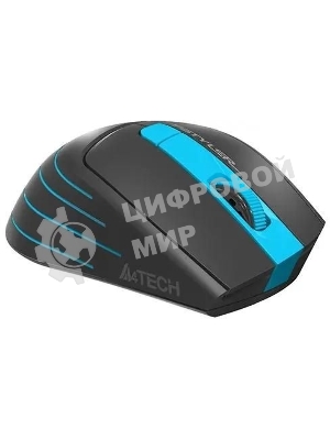 Мышь беспроводная A4Tech Fstyler FG30 серый/синий, 2000 dpi, радиоканал, USB, кнопки - 5