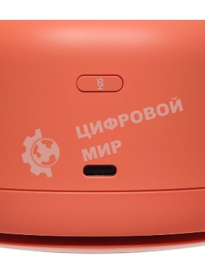 Умная колонка Яндекс Станция Лайт 2 LED, 6Вт, с экраном, 1 динамик, часы, Алиса, BT5.0, Wi-Fi, коралловый