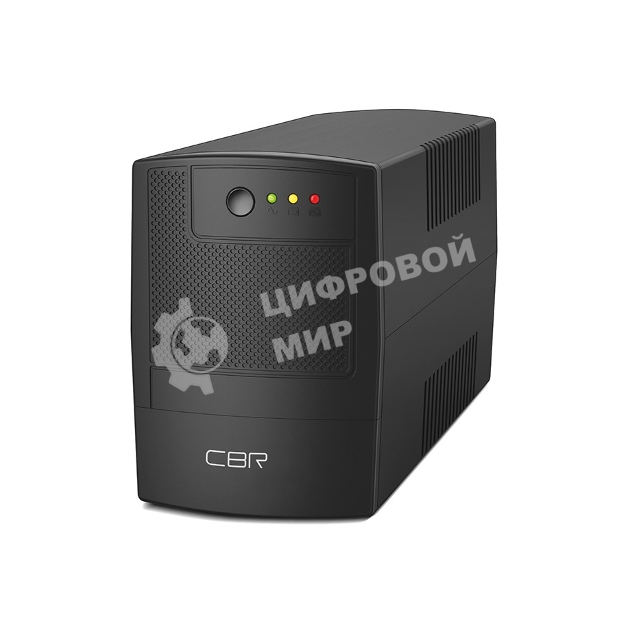 Источник бесперебойного питания CBR UPS-TWP-101J-650 / 650ВА / 390Вт / IEC 320 C13 x3 / USB Type-B / RJ11