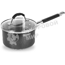 Ковш Rondell Stern RDS-008, 1.9л, с крышкой 16см, серый