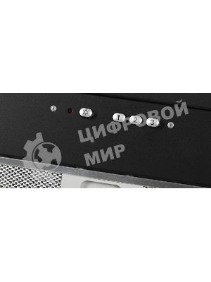 Вытяжка встраиваемая Elikor Flat 52П-650-К3Д черный, 52 см, 650 куб. м/ч, 60 дБ