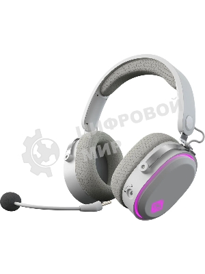 Беспроводные/проводные наушники GMNG GG-HS405W белый, полноразмерные, Bluetooth + радиоканал + проводной, до 40 ч