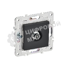 Розетка TV оконечная IEK SKANDY SK-A12G (SK-A10-O-K53) графит
