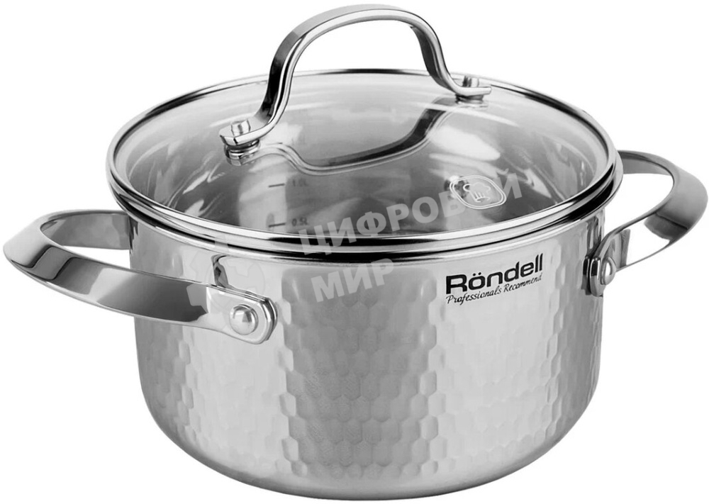 Кастрюля RainDrops Rondell RDS-1293 с/кр 18 см 2,4 л
