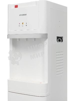 Кулер для воды Hyundai H-WD3406E, верхняя загрузка, нагрев 95 °С, охлаждение 10 °С, белый