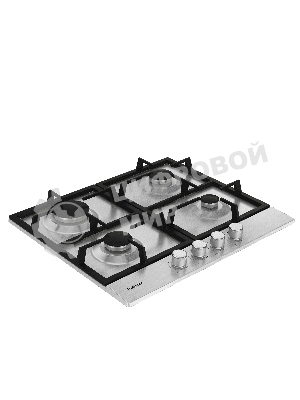 Газовая варочная поверхность Hotpoint HGMT 641 IX, 4 конфорки, нержавеющая сталь, 7400 Вт