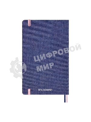 Блокнот Moleskine LIMITED EDITION SAKURA LESU08QP060BOX Large 130х210 мм, обложка текстиль, 176 страниц, линейка, твердая обложка, подарочная коробка, синий, 2025
