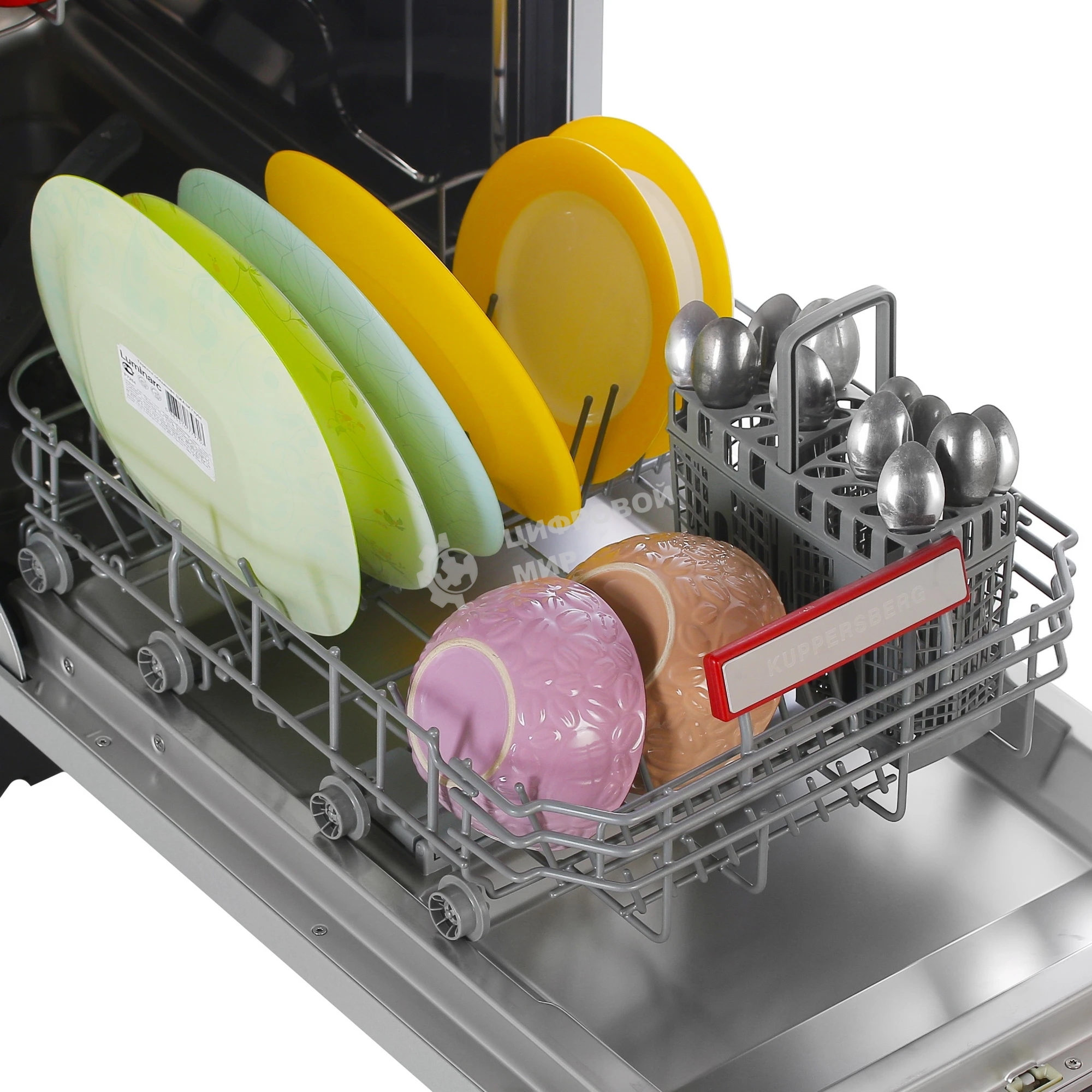 Встраиваемая посудомоечная машина Kuppersberg GSM 4572, серебристый, 44.8 см, 9 компл., 49 дБ, класс A++