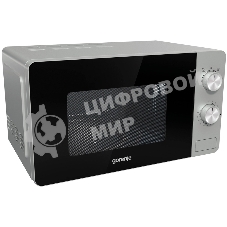 Микроволновая печь Gorenje MO20E1S серебристый, 20 л, 800 Вт, переключатели - поворотный механизм