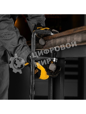 Струбцина Denzel F-образная, 100x600 мм, кованая