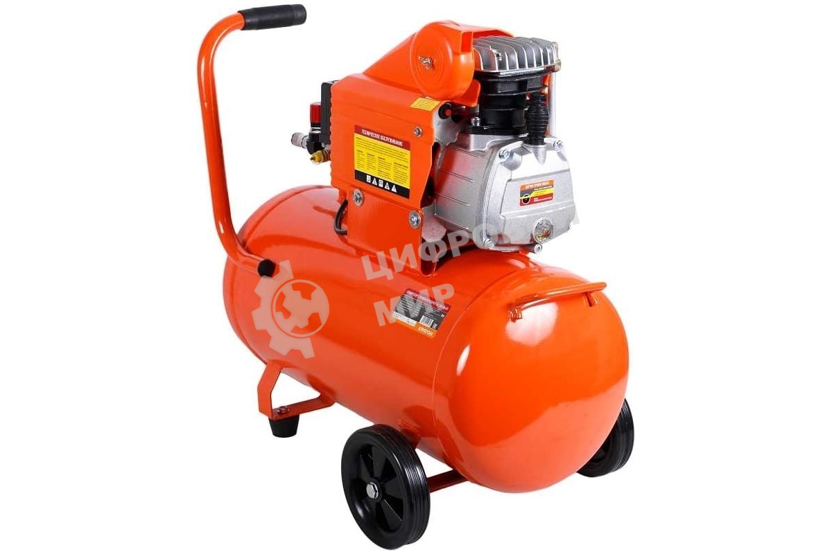 Компрессор КРАТОН AC-280-40-D Dпрямой 220В 2000Вт 280л/мин ресивер40л 32кг