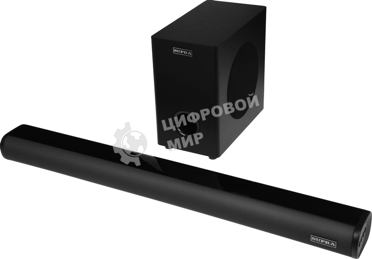 Саундбар SUPRA SSB-205 2.1 40Вт+60Вт черный