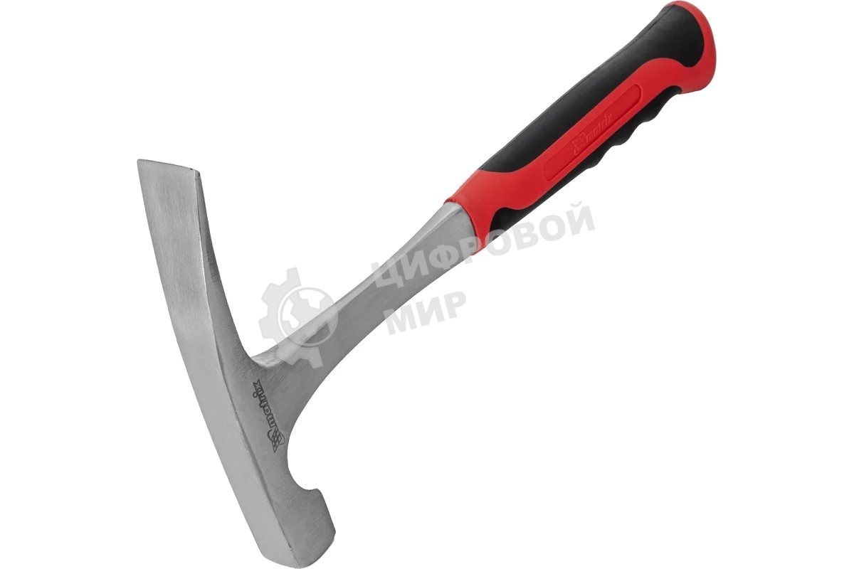 Молоток каменщика Matrix 10630, 600 г, цельнометаллический, двухкомпонентная рукоятка