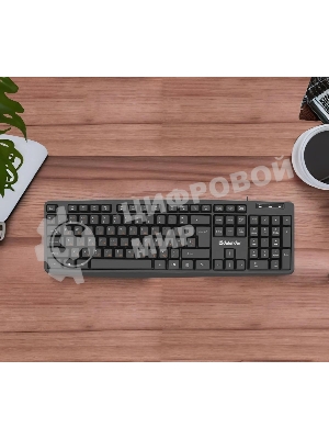 Клавиатура проводная Defender Concept HB-164, USB, черный