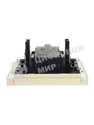 Розетка двойная TV+SAT IEK FORTE&PIANO FP438 ваниль