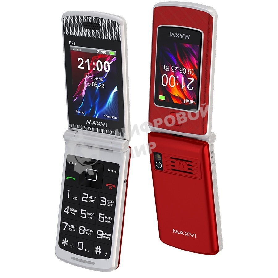 Мобильный телефон Maxvi E28 красный