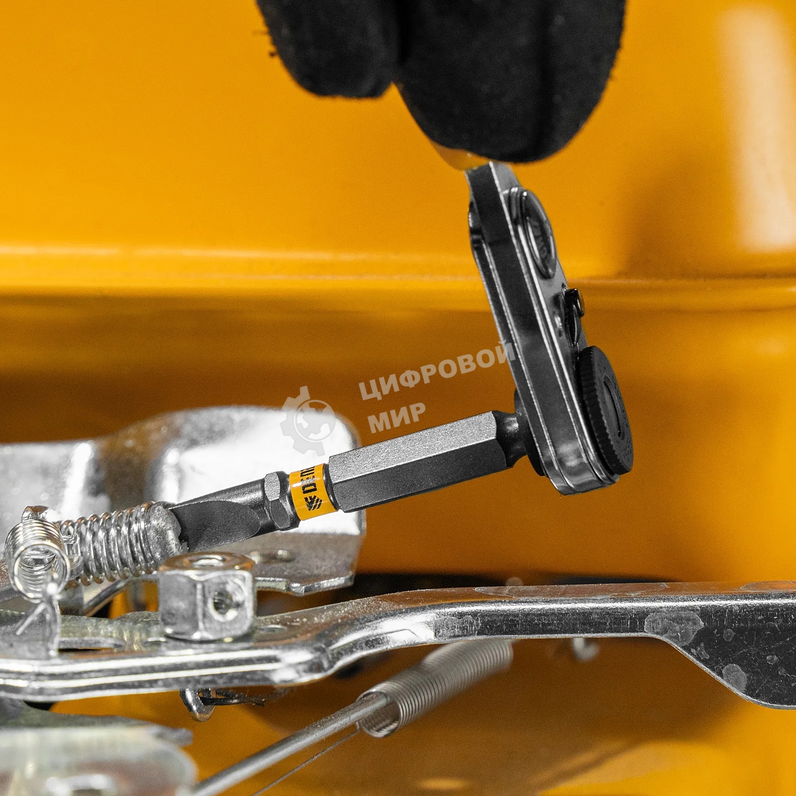 Набор бит Denzel SL6,0х50, сталь S2, шестигранный профиль, 10 шт.