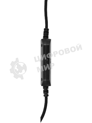 Гарнитура проводная с микрофоном A4Tech Bloody G570 черный/серый 2м мониторные USB оголовье (G570 USB/BLACK + GREY)