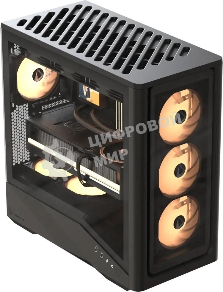 Компьютерный корпус AeroCool/Formula Air Power G9 DUO черный без БП ATX 5x120мм 3x140мм 2xUSB3.0 1xUSB3.1 audio bott PSU