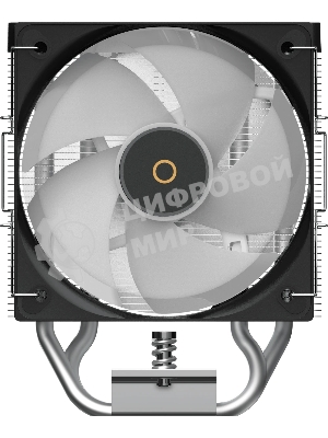 Кулер для процессора Ocypus Gamma A40 BK ARGB Digital, 100мм ARGB FAN, Top Display Panel, 4 HEAT PIPES, 4-PIN PWM, 600-2400 RPM, 29.5DBA, HYDRO BEARING, LGA115X/1200/1700/18XX, AM4/AM5