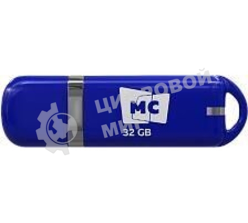 Флешка USB MORE CHOICE МФБ32 Blue (4620202558701), 32GB, USB 2.0, R/W 15/6, синий