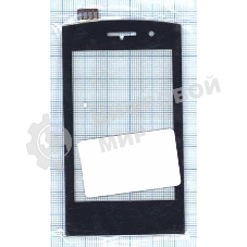 Сенсорное стекло (тачскрин) для Philips Xenium W727, черное