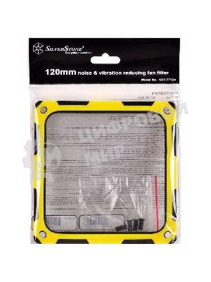 Сменный фильтр Silverstone SST-FF124BY 120-мм вибропоглощающий силиконовый фильтр вентилятора
